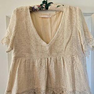 Zara Deep V Summer Top, M